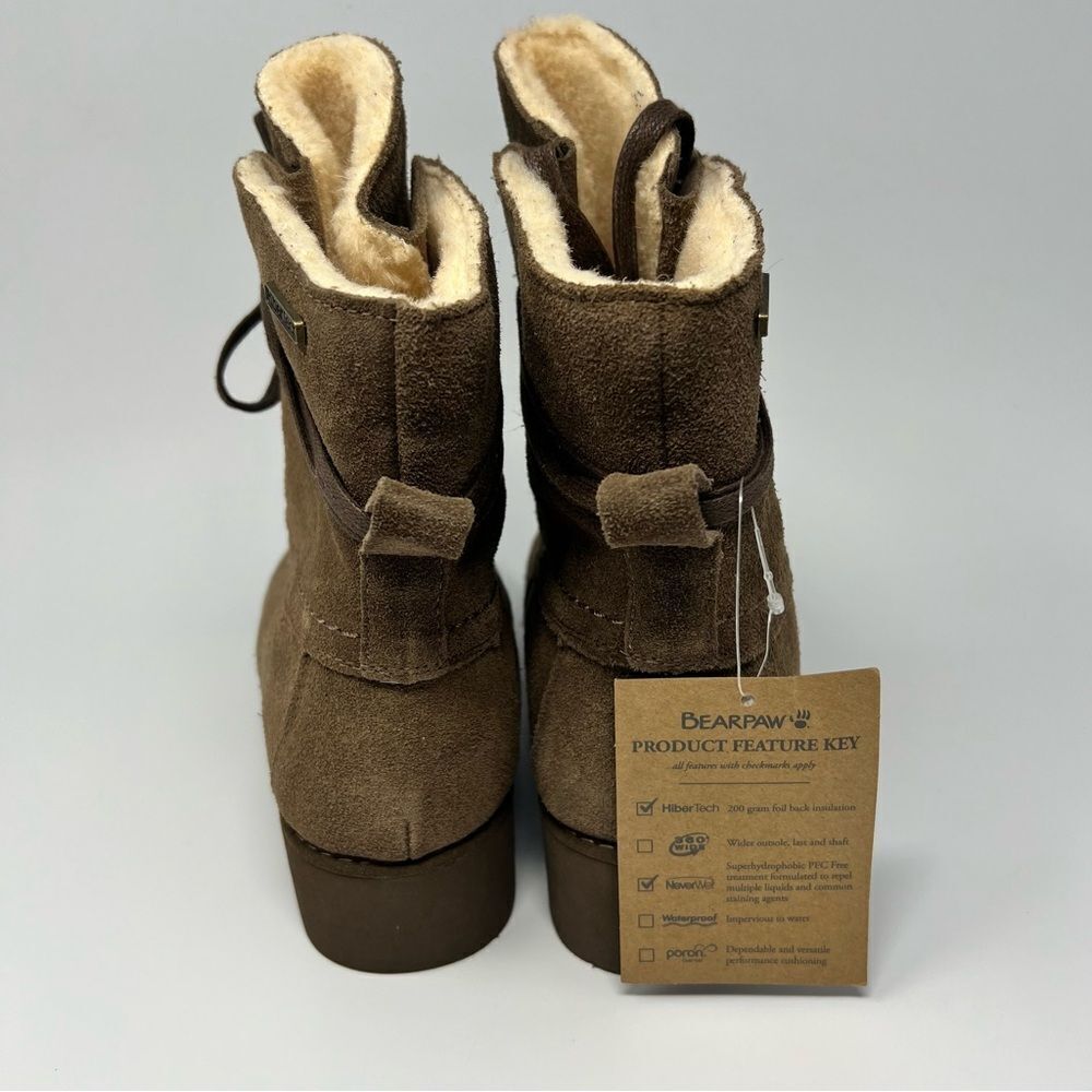 BearPaw Brown Ankle Booties - Picture 5 of 9